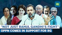 Rahul Gandhi disqualified: Opposition comes in support of RG after disqualification as Lok Sabha MP